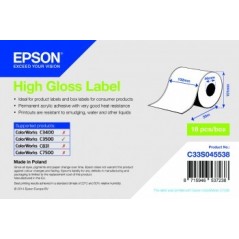 Role etichete Epson, hartie Jetgloss, 102mm x 33m