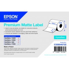 Role etichete Epson, hartie premium mata, 102mm x 51mm, 2310 et./rola