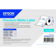 Role etichete Epson, hartie premium mata, 102mm x 76mm, 1570 et./rola