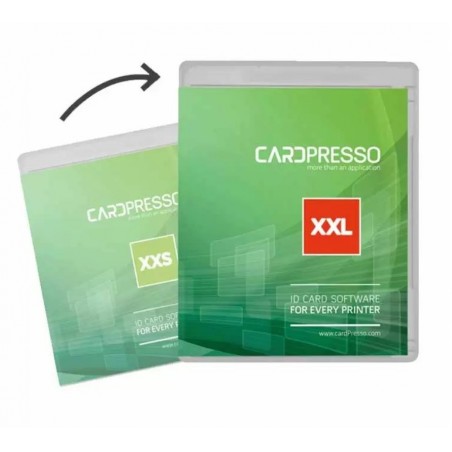 Software CardPresso XXL, actualizare de la versiunea XXS la XXL, licenta pe cheie USB