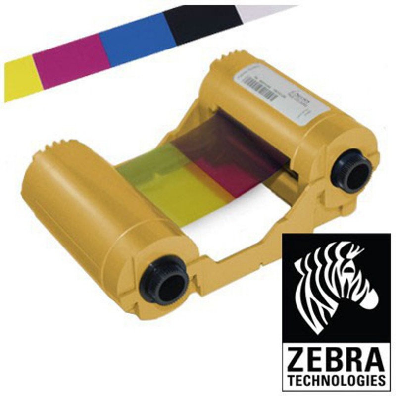 Ribon color Zebra pentru ZXP3, YMCKO, 280 imprimari