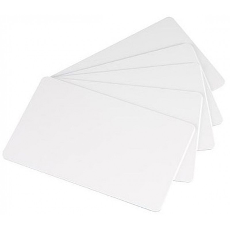 Carduri PVC Evolis, CR-80, albe, 20 mil, pachet de 500 carduri