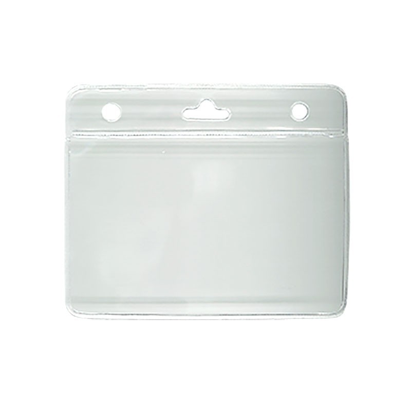 Suport flexibil, orizontal, transparent, format CR 80 (86 x 54 mm), set 100 buc