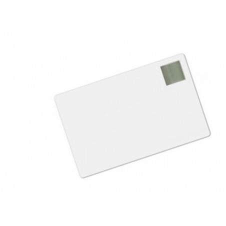 Carduri PVC, CR-80, albe, cu holopatch argintiu, pachet de 100 carduri