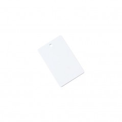 Carduri PVC, CR-80, alb, cu perforare, orientare verticală, 30 mil, pachet de 100 carduri