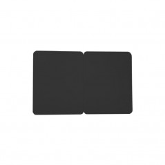 Carduri PVC, CR-80, negre, divizibile în 2 mini carduri, 30 mil, pachet de 100 carduri