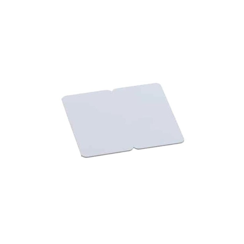 Carduri PVC, CR-80, albe, divizibile în 2 mini carduri, 30 mil, pachet de 100 carduri