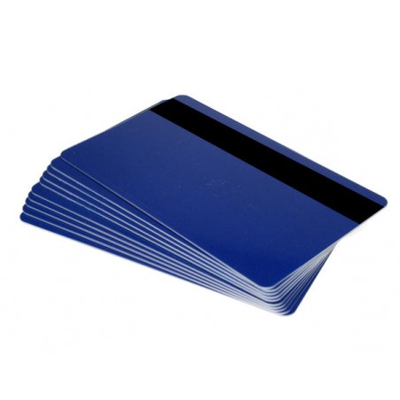 Carduri PVC, CR-80, albastre, banda magnetica HiCo, 30 mil, pachet de 100 carduri