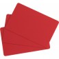 Carduri PVC, CR-80, roșu, 30 mil, pachet de 100 carduri