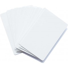 Carduri PVC, CR-80, compatibile Mifare 1K NXP, alb, pachet de 100 carduri