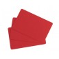 Carduri PVC Evolis, CR-80, rosii, 30 mil, pachet de 100 carduri