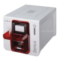 Pachet imprimanta de carduri Evolis Zenius Classic, simplex, USB, ribon color, 100 carduri albe, software