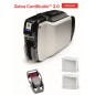 Imprimanta de carduri Zebra ZC300, single side, USB, Ethernet, display LCD, kit