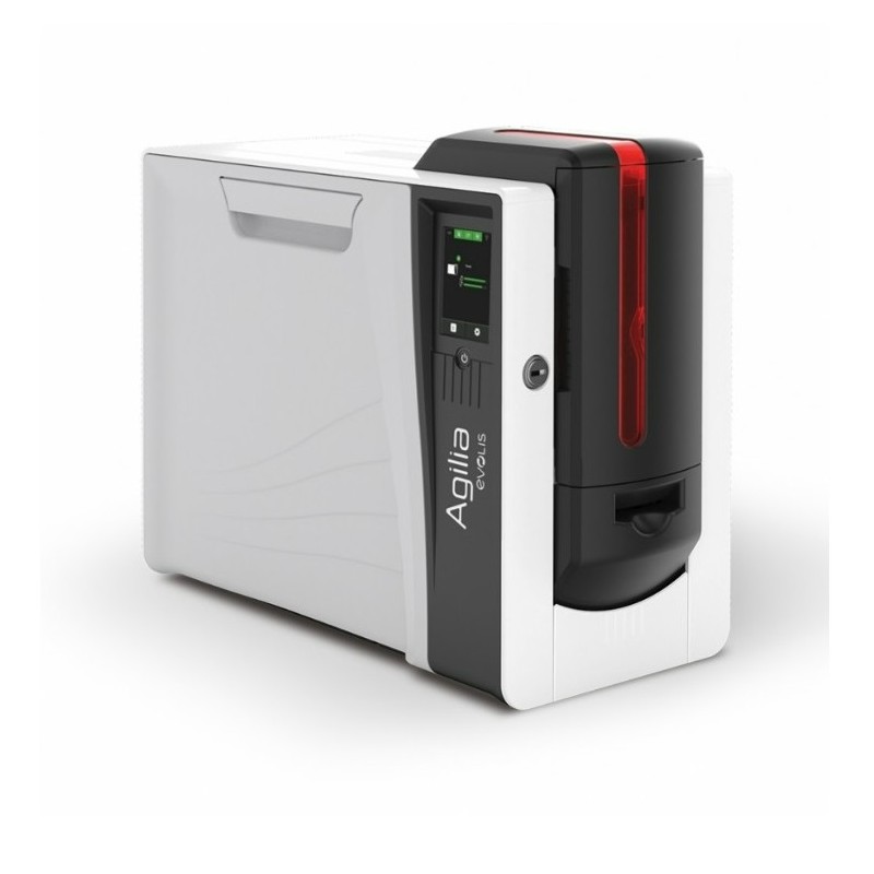 Imprimanta de carduri Evolis Agilia, dual side, retransfer, USB, Ethernet